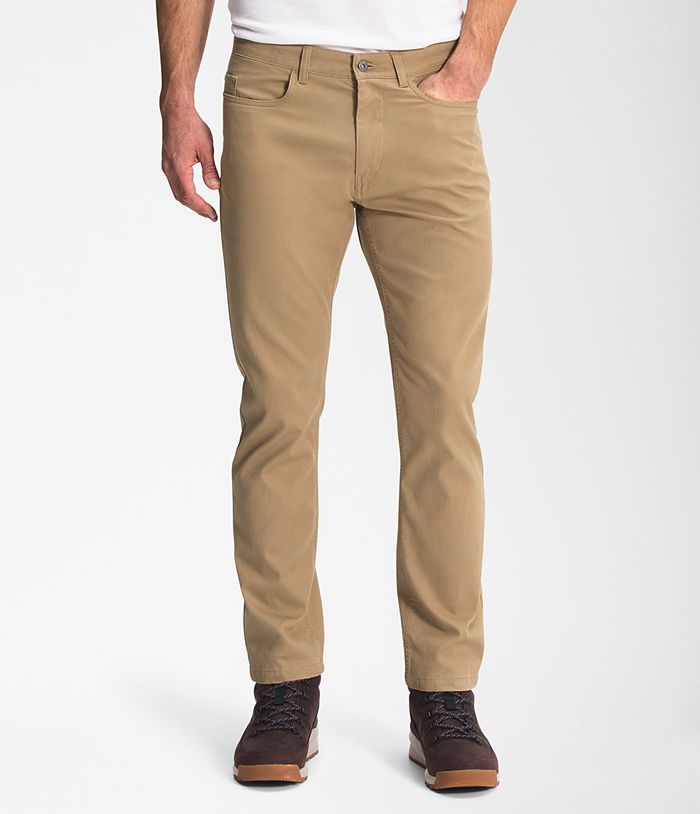 The North Face Mens Pants 5-Pocket Bedford Corduroy 482BQSUKF - Khaki